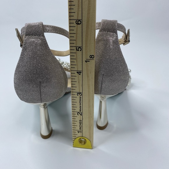 Betsey Johnson Women's Milo Embellished Kitten Heels Sandals Womens Sz 6.5M - Picture 11 of 15